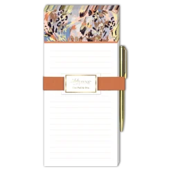 Abstract Animal Wild Magnetic List Notepad & Pen- Journals & Other Stationery
