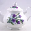 Adderley Ceramics Thistle Teapot- Teapots