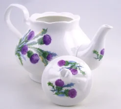 Adderley Ceramics Thistle Teapot- Teapots