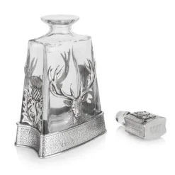 A.E. Williams Stag Pyramid Decanter- Pewter Gifts & Jewelry|Bar Accessories & Decanters