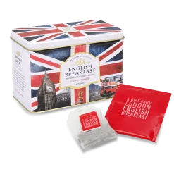 Ahmad Tea Ahmad English Breakfast Union Jack Gift Tin- Ahmad Tea