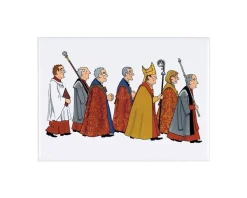 Alison Gardiner Cathedral Procession Fridge Magnet- Home Accents