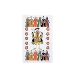 Alison Gardiner Henry the VIII Tea Towel- Souvenirs|Cultural Icons