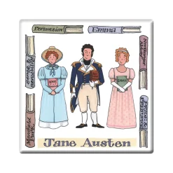 Alison Gardiner Jane Austen Coaster- Cultural Icons