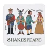 Alison Gardiner Shakespeare Characters Coaster- Cultural Icons