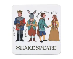 Alison Gardiner Shakespeare Characters Coaster- Cultural Icons