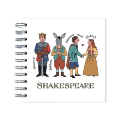 Alison Gardiner Shakespeare Characters Mini Notebook- Cultural Icons|Journals & Other Stationery