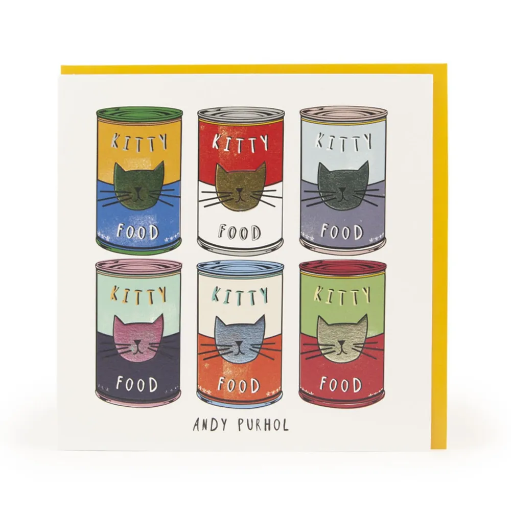 Andy Purhol Greeting Card- Greeting Cards