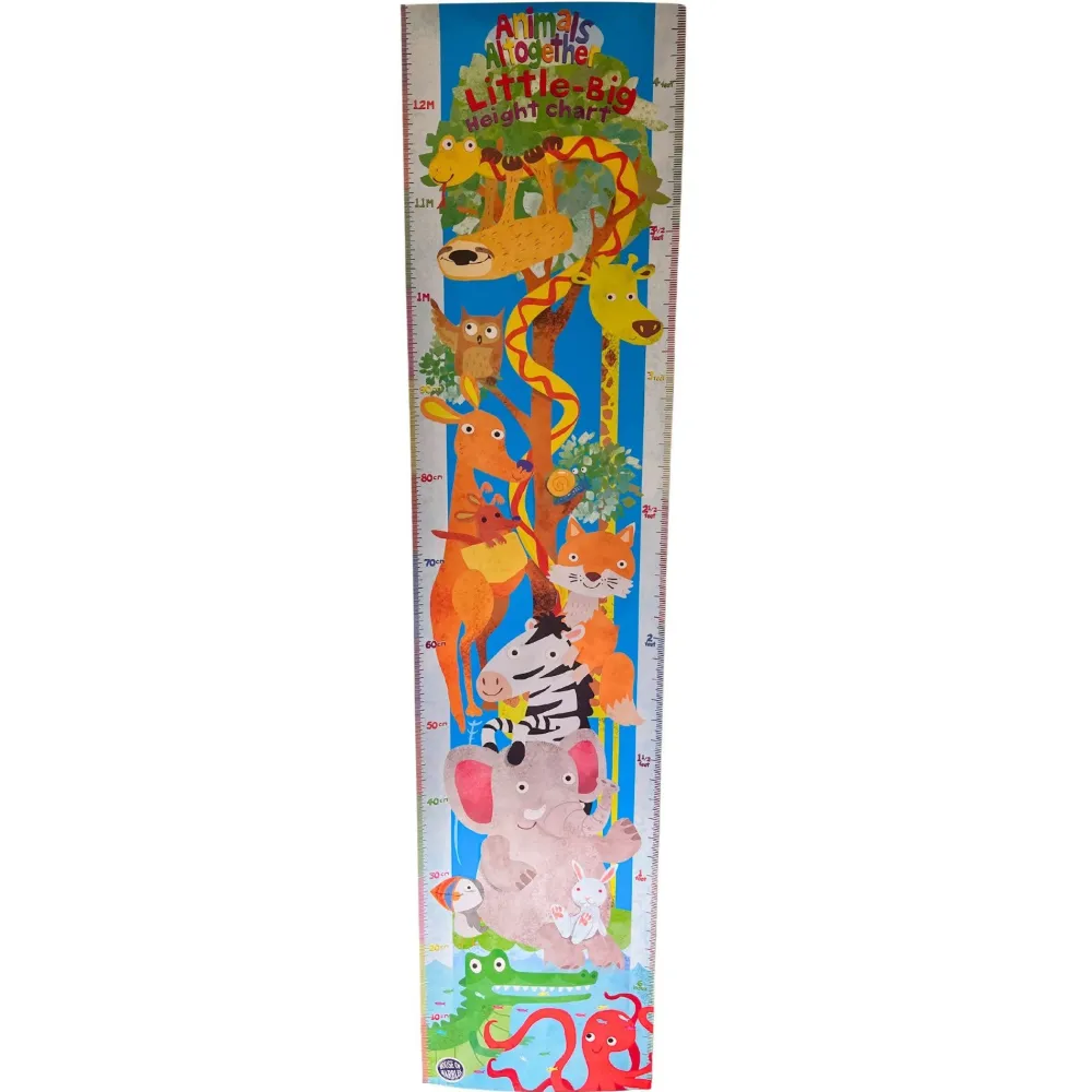 Animals Altogether Height Chart- Coloring Books & Crafts|Toys