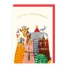 Animals Group Birthday Card- Greeting Cards