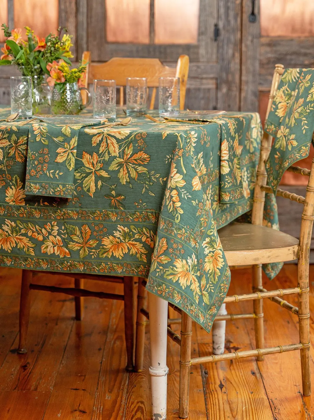 April Cornell Adirondack Forest 60" x 108" Tablecloth- Tablecloths