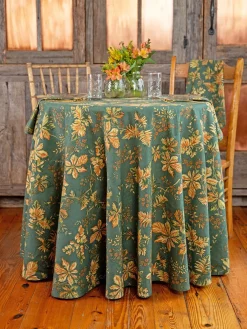 April Cornell Adirondack Forest 88" Round Tablecloth- Tablecloths