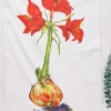 April Cornell Amaryllis (Red) Tea Towel- Tea Towels