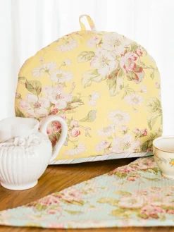 April Cornell Apple Blossom Patchwork Tea Cozy- Tea Cosies