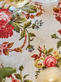 April Cornell Cassandra Antique Tablecloth, 54" x 90"- Tablecloths