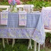 April Cornell Clover Periwinkle Tablecloth, 60" x 90"- Tablecloths