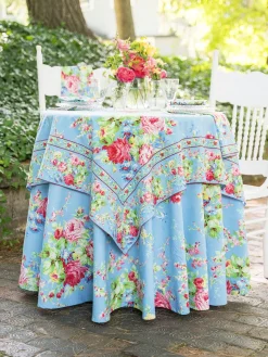 April Cornell Cottage Rose Sky Blue 88