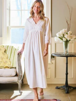 April Cornell Dream Nighty Ecru- Robes, Nightgowns & Dresses