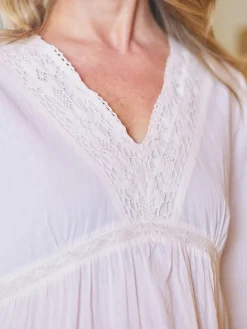 April Cornell Dream Nighty Ecru- Robes, Nightgowns & Dresses