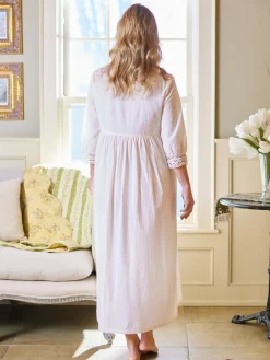 April Cornell Dream Nighty Ecru- Robes, Nightgowns & Dresses
