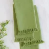 April Cornell Essential Cotton Green Napkins- Cotton Napkins