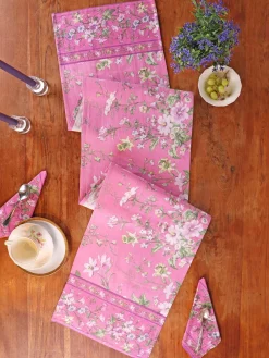 April Cornell Graceful Garden Rose Table Runner- Table Runners