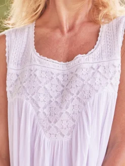 April Cornell Heirloom Nighty (White)- Robes, Nightgowns & Dresses
