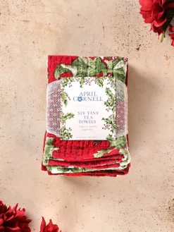April Cornell Holly Song Tiny Towel Bundle- Tea Towels