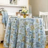 April Cornell Jacobean Garden Round Tablecloth- Tablecloths