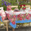 April Cornell La Vie En Rose Blue Tablecloth, 60" x 90"- Tablecloths