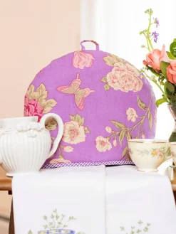April Cornell Lilac Patchwork Tea Cozy- Tea Cosies