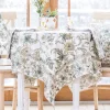 April Cornell Lillian Ecru Tablecloth, 54" x 54"- Tablecloths