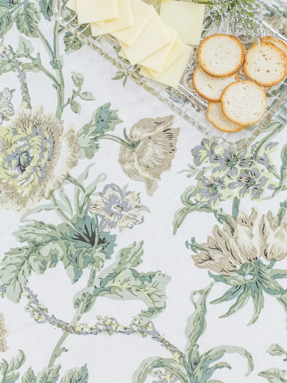 April Cornell Lillian Ecru Tablecloth, 60" x 90"- Tablecloths