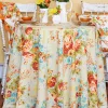 April Cornell Marion Harvest Round Tablecloth- Tablecloths