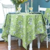 April Cornell Music Square Tablecloth in Jade, 54" x 54"- Tablecloths