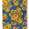 April Cornell Sunflower Valley Navy Tea Towel- Tea Towels