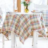 April Cornell Sunwashed Plaid Square Tablecloth- Tablecloths