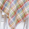 April Cornell Sunwashed Plaid Tablecloth, 60" x 90"- Tablecloths