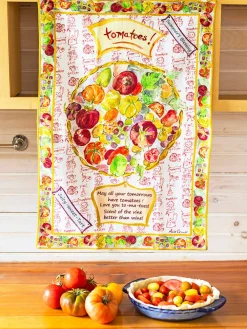 April Cornell Tomato Tea Towel- Tea Towels
