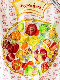 April Cornell Tomato Tea Towel- Tea Towels