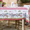 April Cornell Victorian Christmas 60" x 108" Tablecloth- Tablecloths