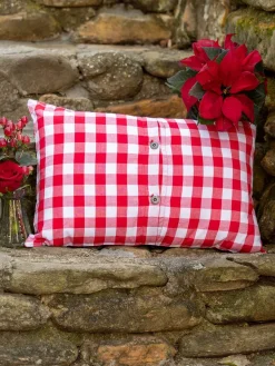 April Cornell Victorian Christmas Cushion- Throws & Pillows