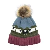 Aran Rose Sheep Pom Pom Hat- Hats|Souvenirs