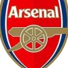 Arsenal Football Club Large Sticker- Football Clubs|Souvenirs