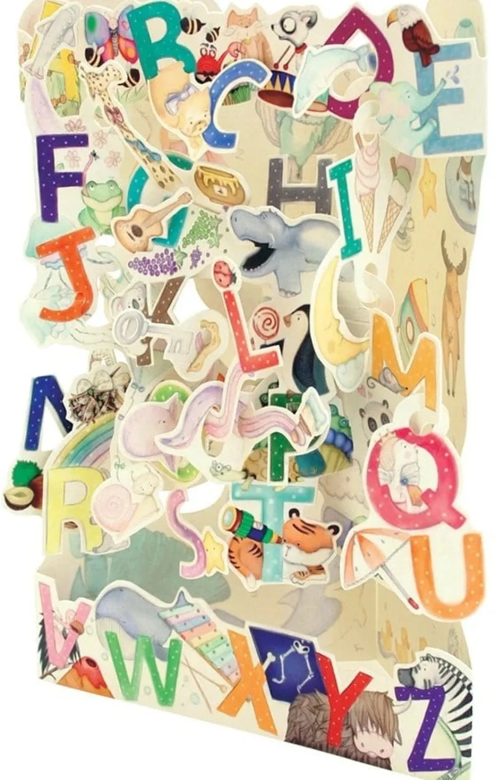 A to Z Swing Card- Greeting Cards