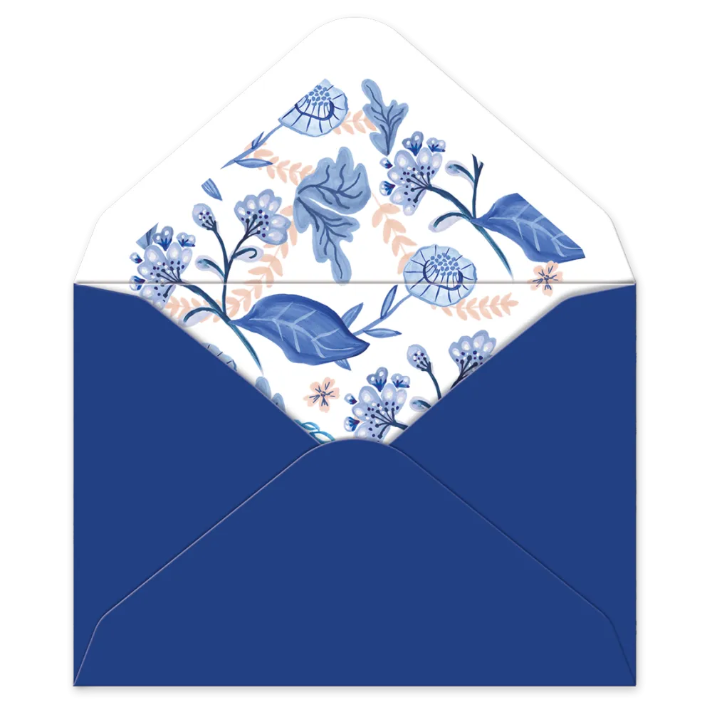 Azure Feathers Boxed Thank You Cards- Boxed Cards