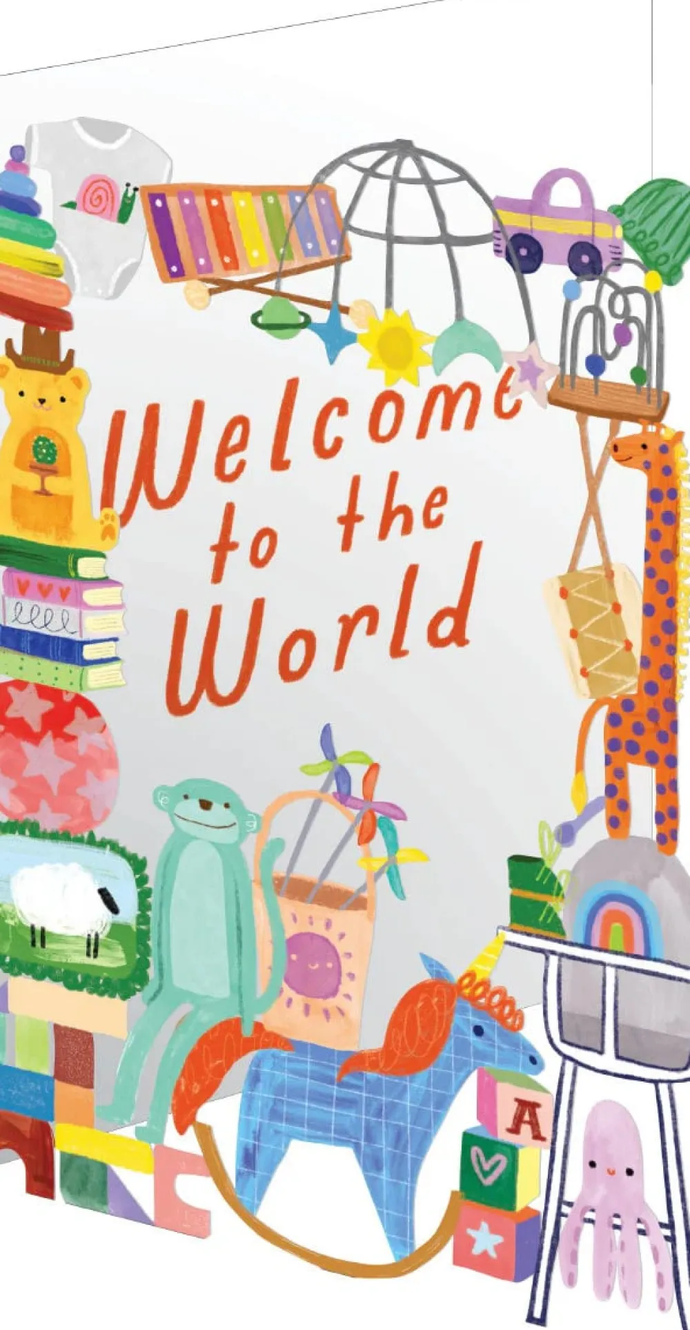 Baby Toys New Baby Card- Greeting Cards