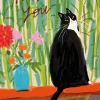 Bamboo Cat Thank You Card- Greeting Cards