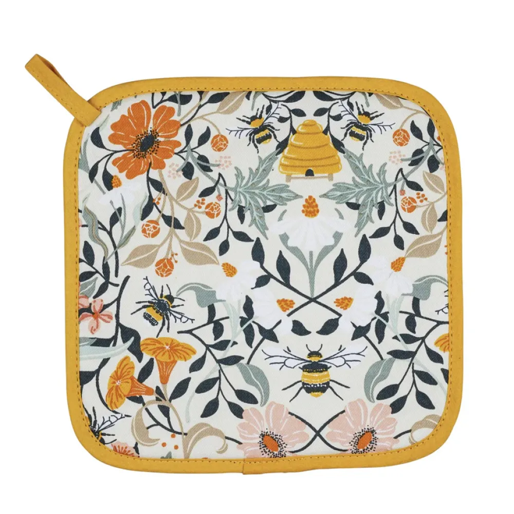 Bee Bloom Cotton Pot Mat- Kitchen Tools