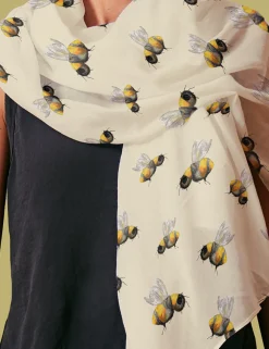 Bees Recycled Bottle Scarf- Scarves & Wraps